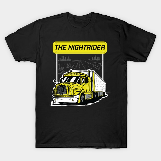 Funny Trucker Truck Driver Big Rig Semi 18 Wheeler Trucking T-Shirt by Riffize